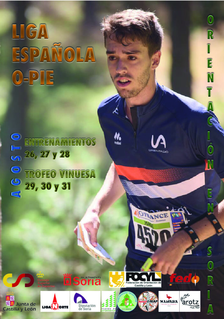 Cartel Liga O-Pie 2025. Enlace a último boletÃn.